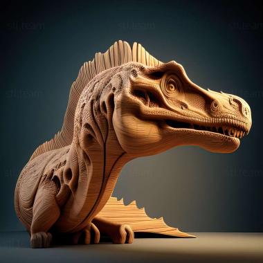 3D модель Лорикатозавр приск (STL)